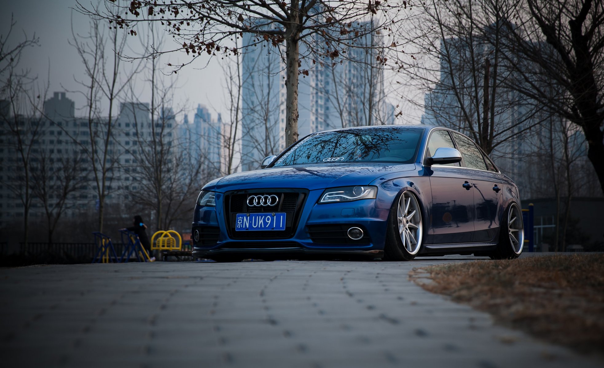 Audi s5 Black природа