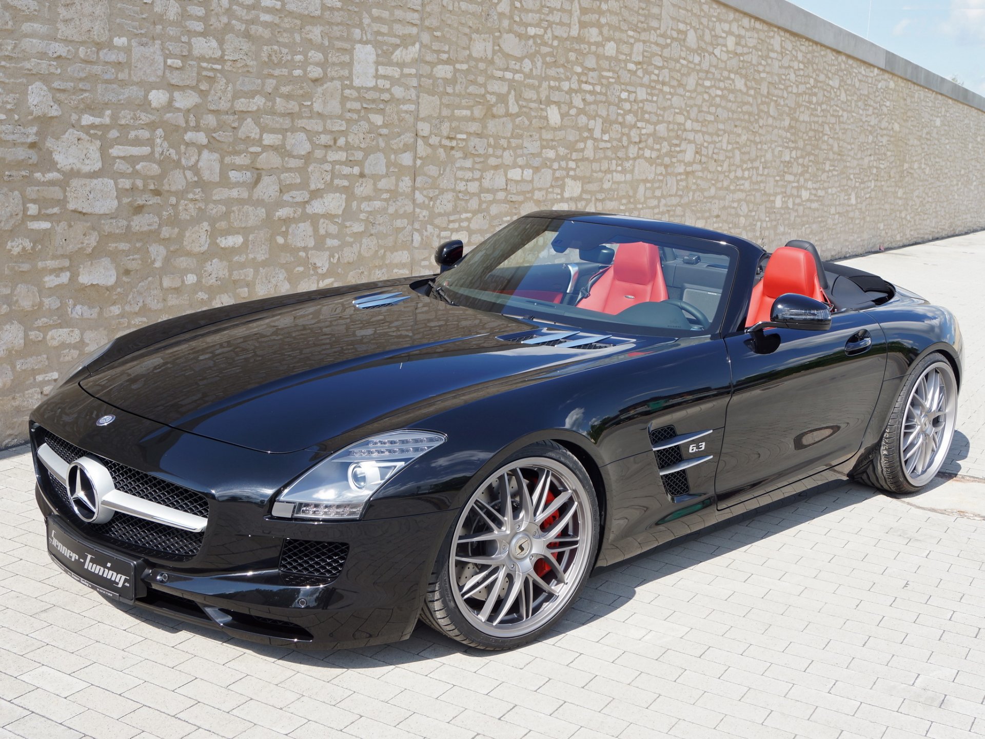 senner tuning mercedes-benz sls amg родстер автомобиль передок