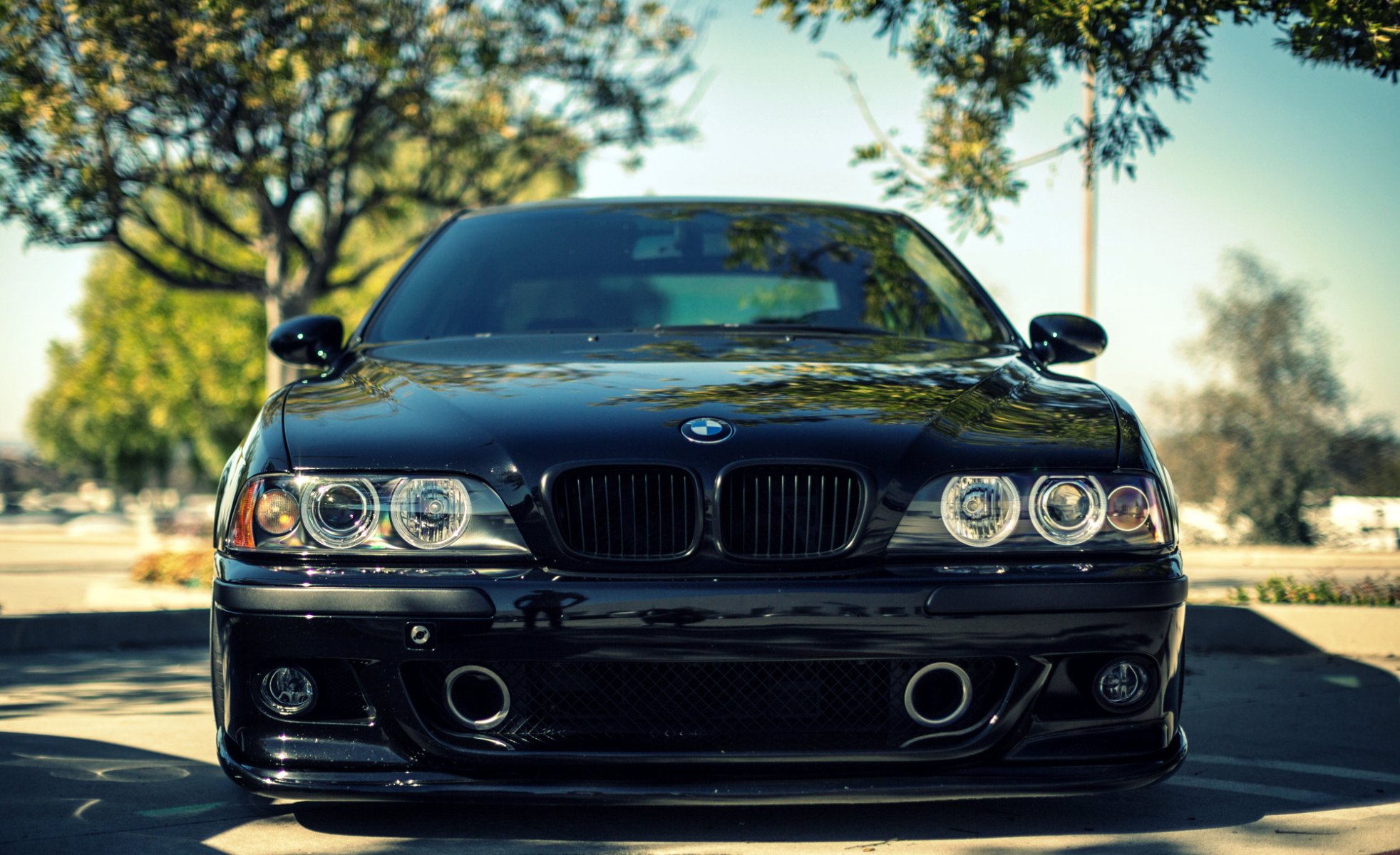 bmw m5 e39 черный передние бмв седан 5 серия