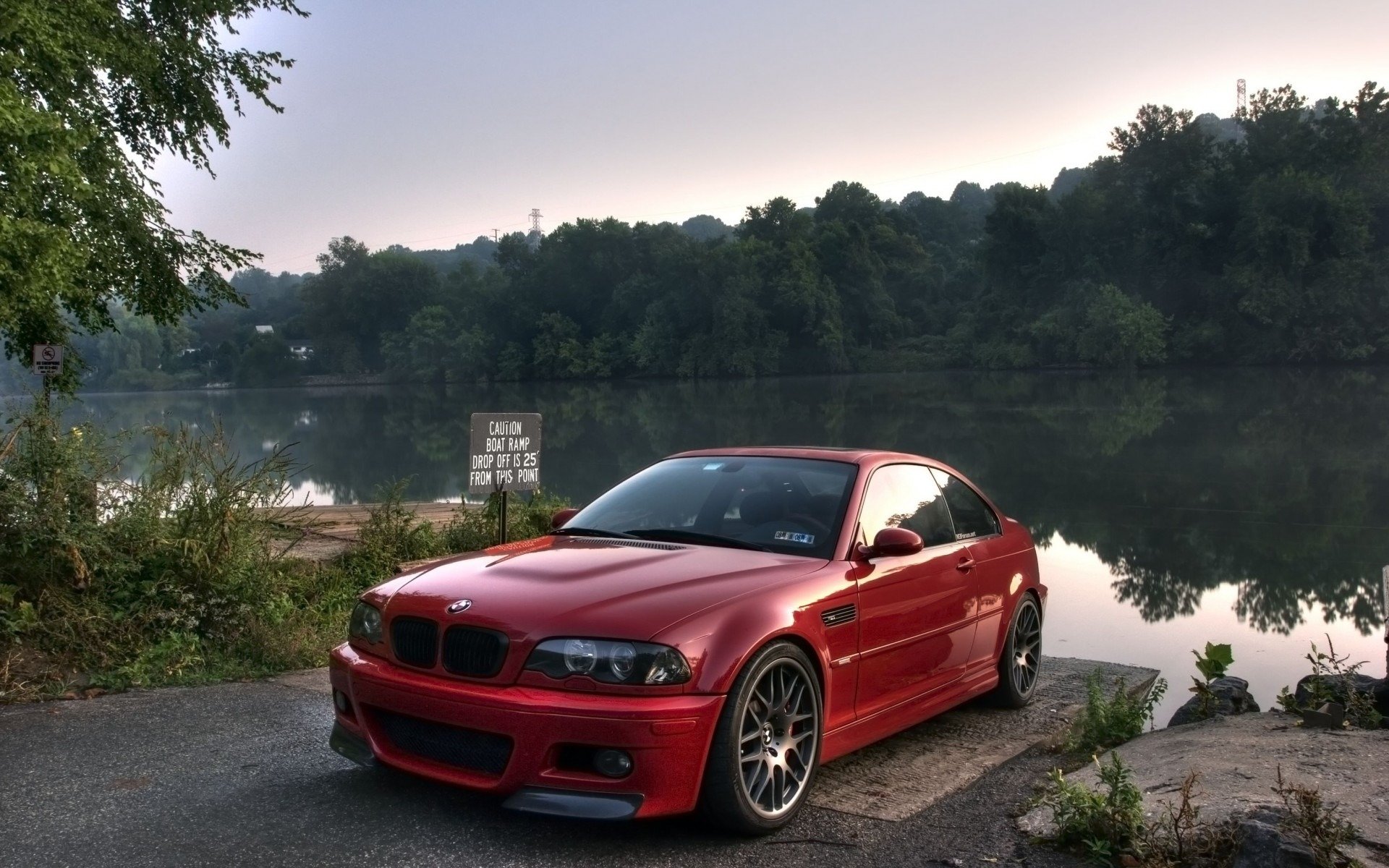BMW e46 Вишневая