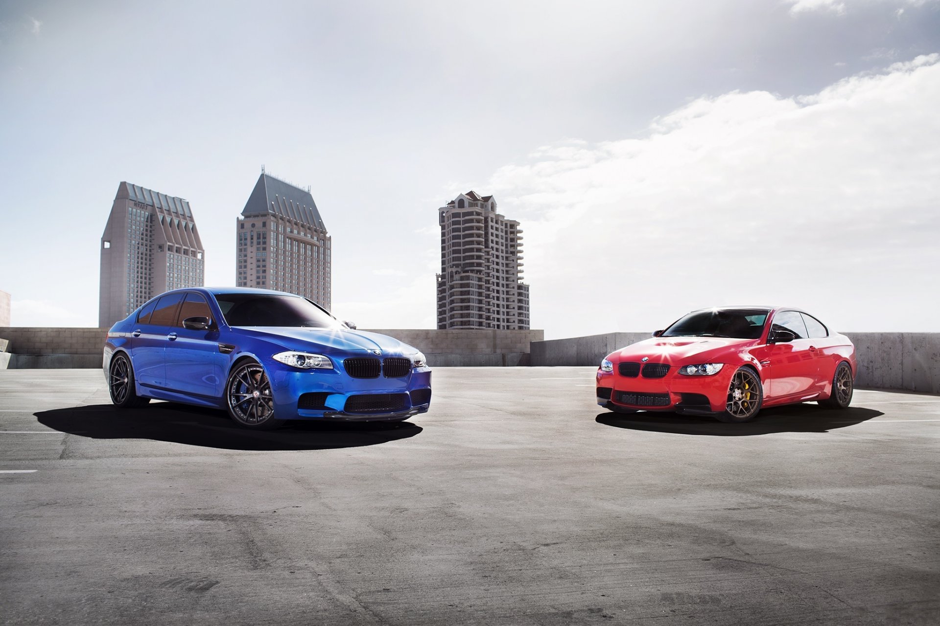 BMW m5 f10 Monte Carlo Blue