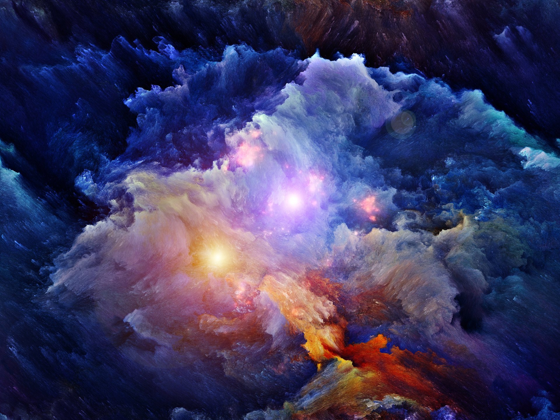 дым яркость краски огни свет