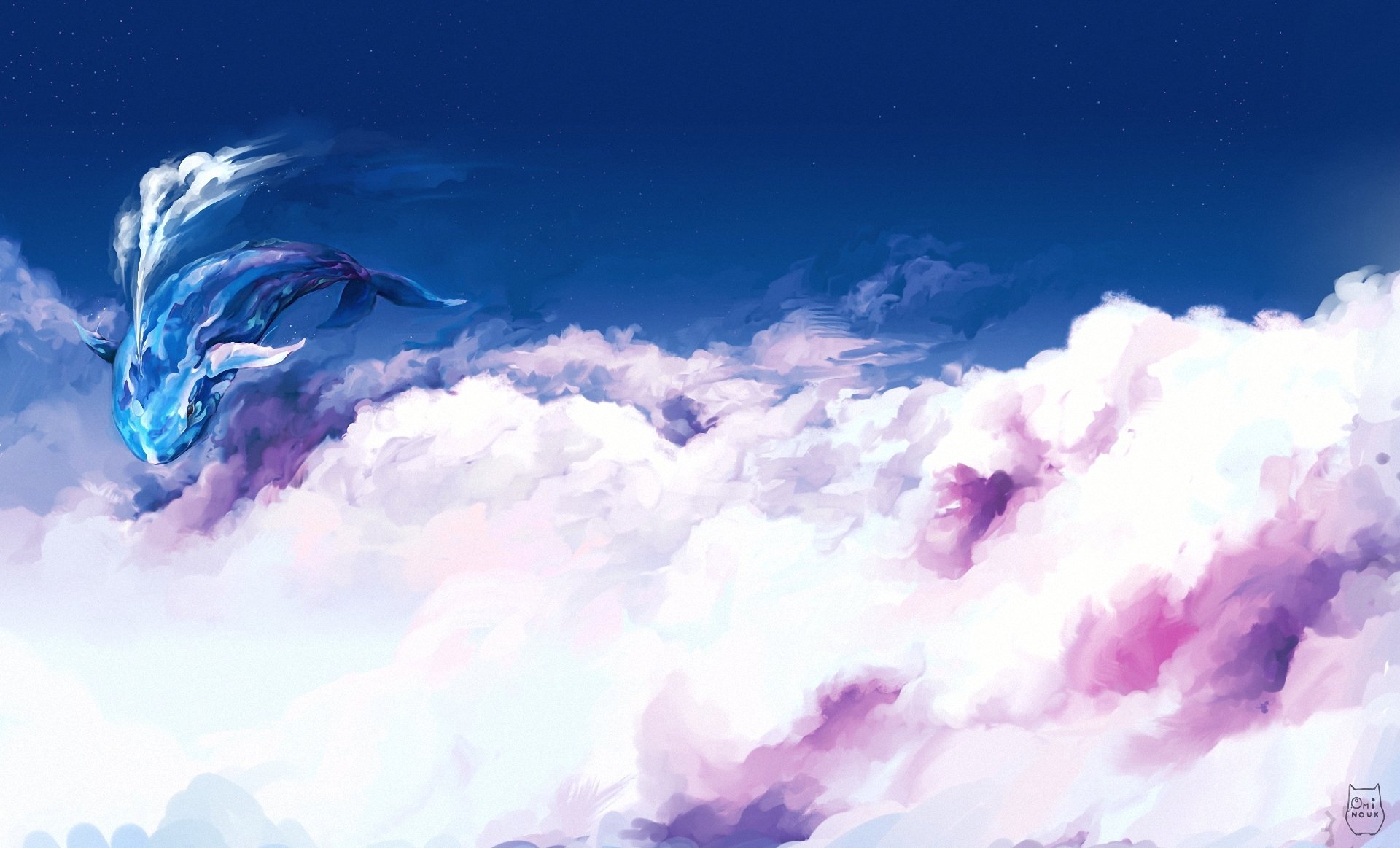 Холов небо. Облака арт. Небо фэнтези. Облака фэнтези.