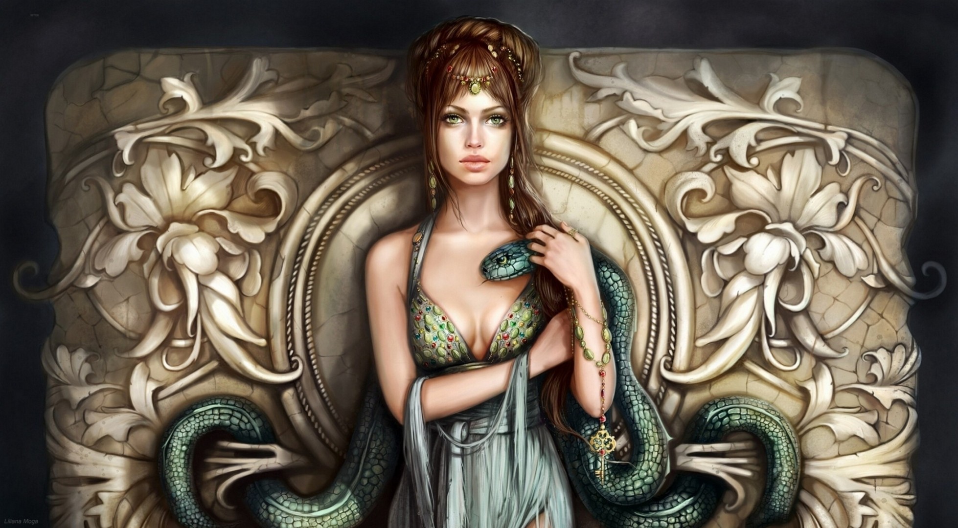 Женщины гадюки. Змееносец знак зодиака арт. Лилит богиня. Девушка змея фэнтези. Змея картина.