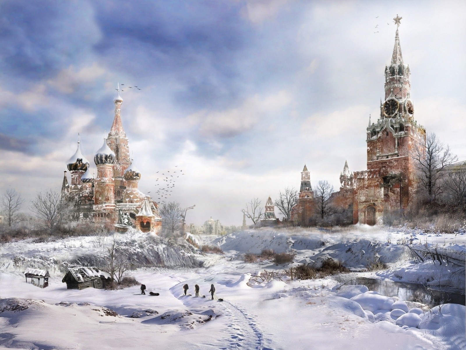 Кремль зимой