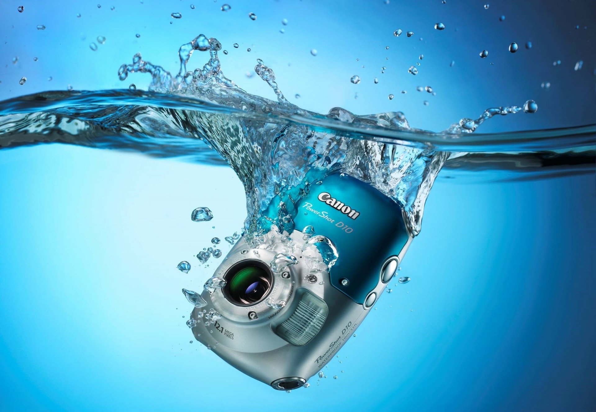 Водонепроницаемый цифровой фотоаппарат canon powershot d10