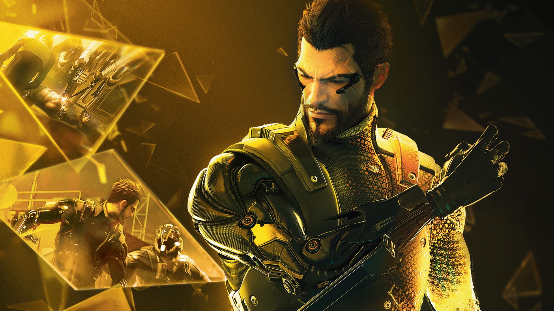 deus ex : человек революция deus ex human revolution адам дженсен осколки воспоминания киборг механическая рука шариф индастриз праксис практика сариф промышленности