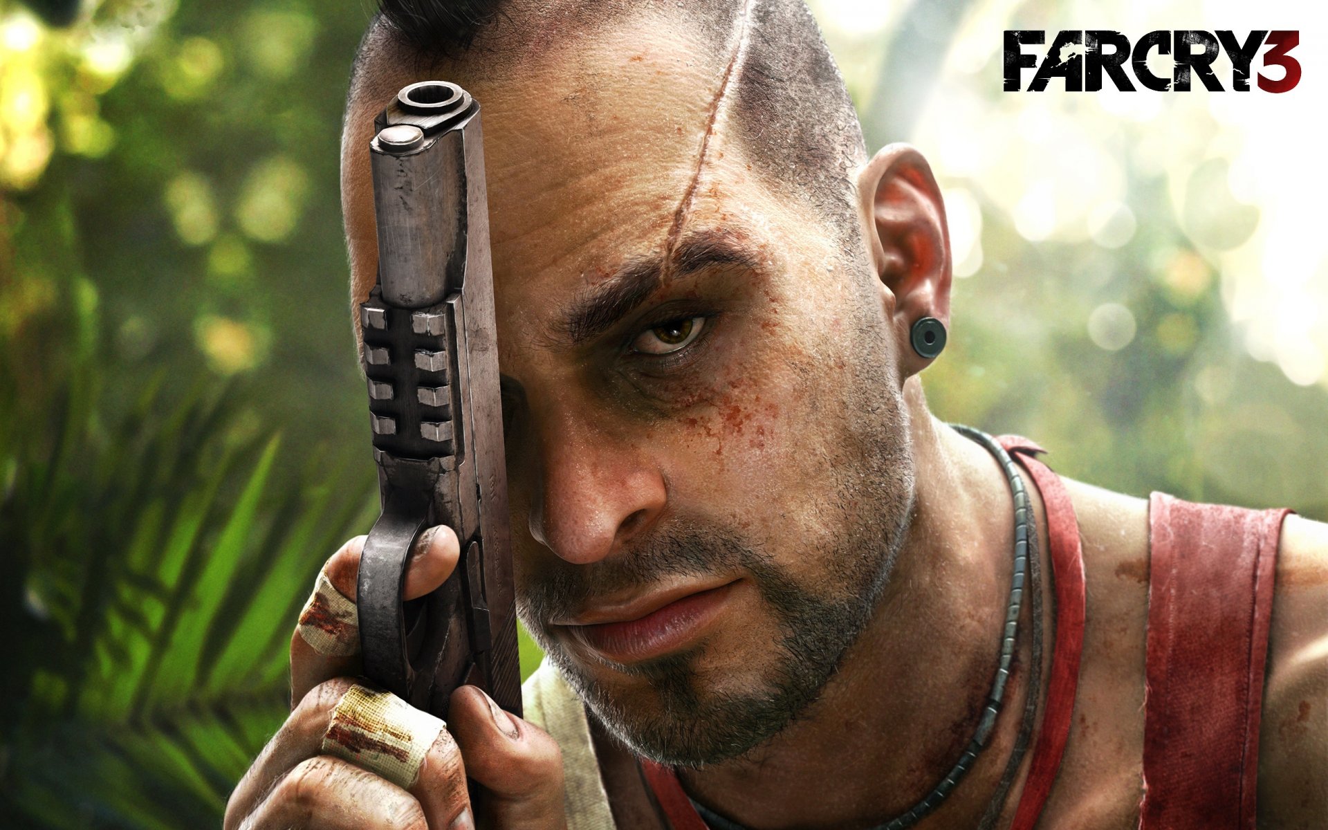 игра far cry 3 пистолет взгляд шрам vaas ваас монтенегро
