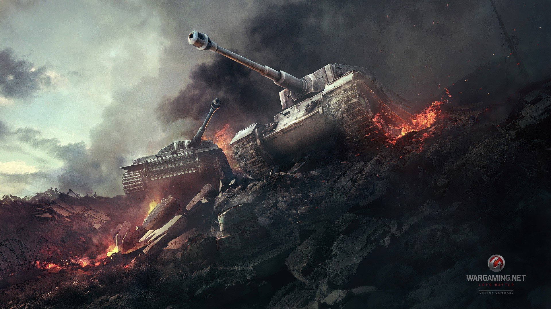 мир танков wot танки тигр тигр p тигр п немецкие тяжелые танки пламя дым война