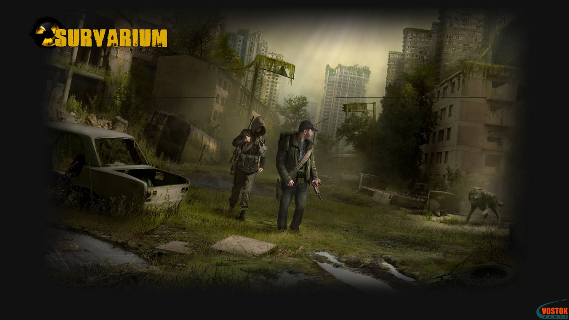 survarium ммо-шутер stalker 2 два человека автомат волк ак-47 свд