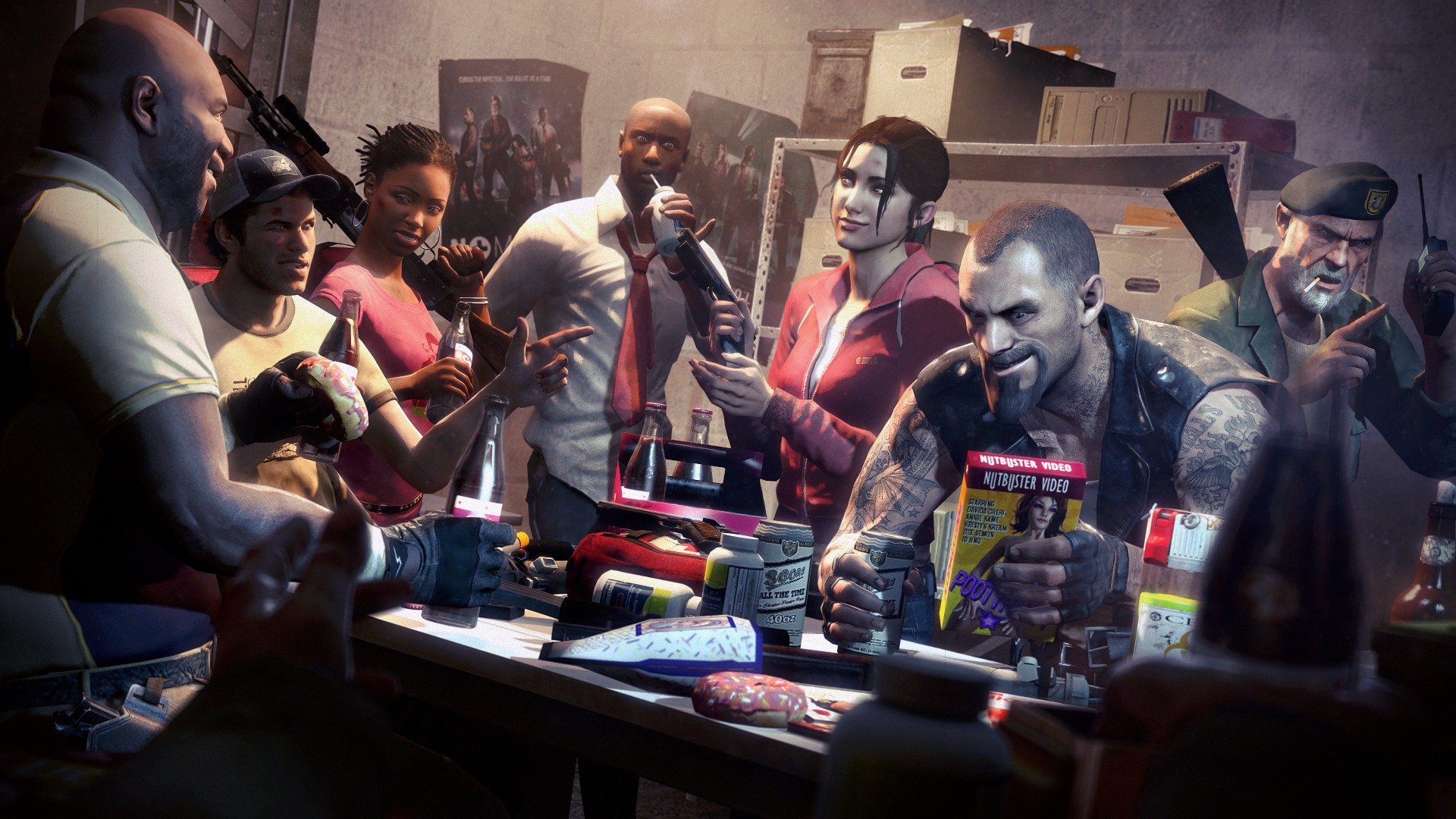 left 4 dead эллис ник тренер рошель зои билл фрэнсис louis