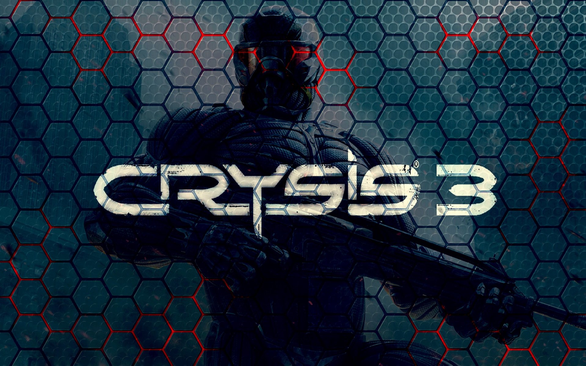 crysis 3 солдат автомат соты текст оружие текстура